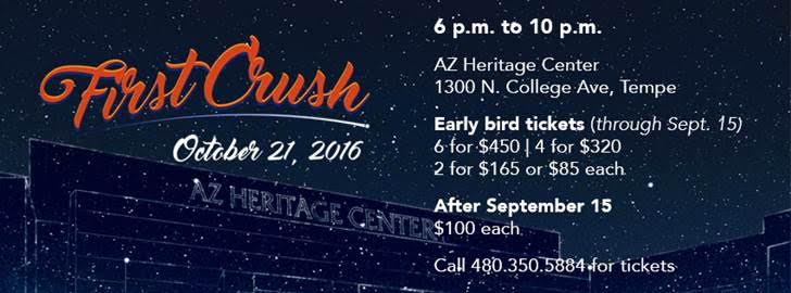 Tempe First Crush Tickets