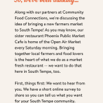 South Tempe farmers market