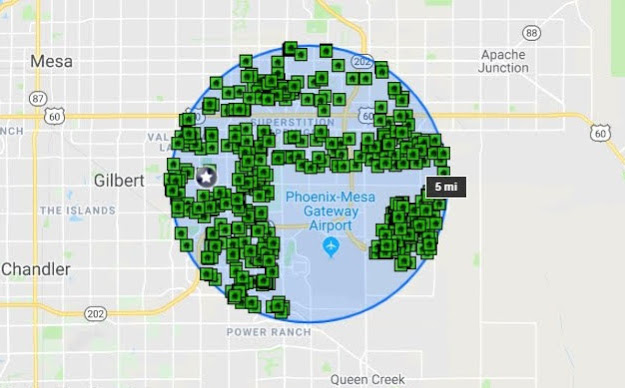 Housing near google in Mesa