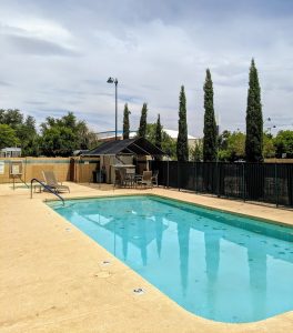 community swimming pool