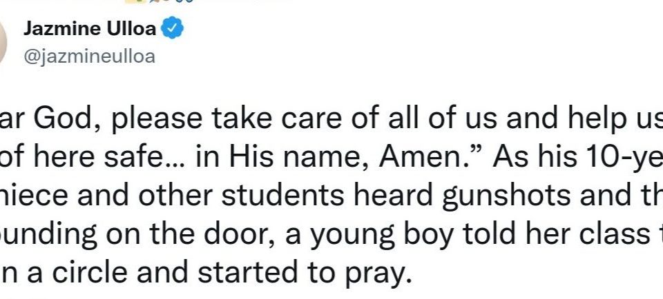 thoughts and prayers in Texas