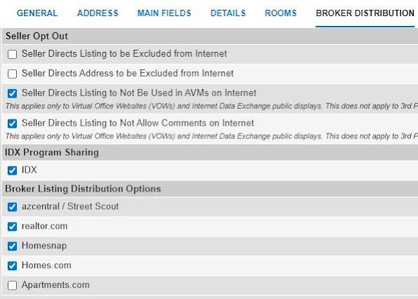 removing listings from an IDX feed