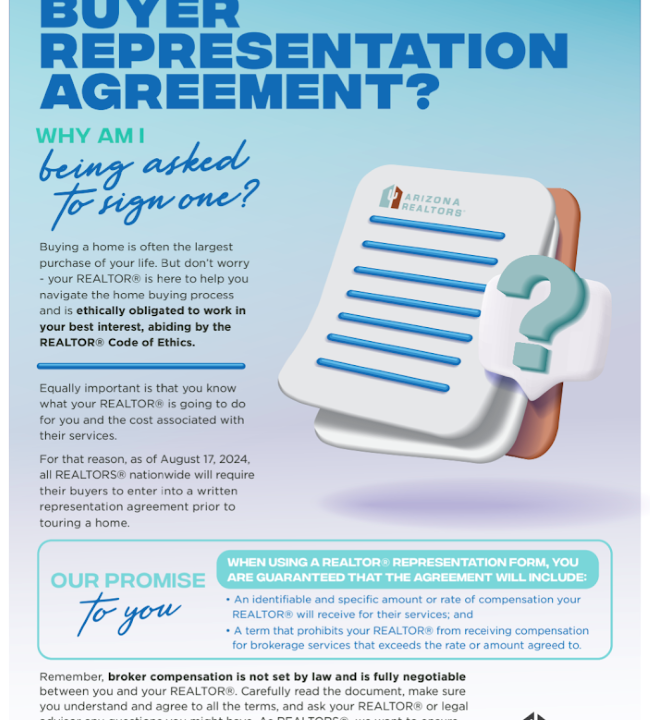 Buyer Representation Agreement fact sheet