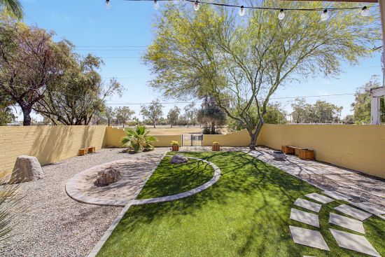 Shalimar West back yard Tempe AZ